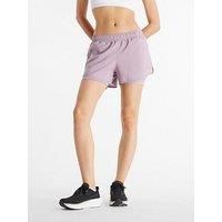 New Balance Womens Running Sport Essentials 2-In-1 3In Shorts - Purple