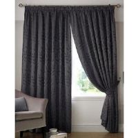 Three Posts Bettrys Pencil Pleat Room Darkening Curtains gray 228 W x 228 D cm