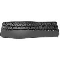HP 680 Comfort Dual-Mode Keyboard | Adjustable typing angles | Ergonomic shape | Customisable 23 programmable keys Unifying Dongle | Multi-device & OS connectivity | Dedicated MS Copilot Key