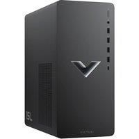 HP Victus 15L Gaming Desktop - AMD Ryzen 5, RTX 3050, 512 GB SSD, Silver/Grey