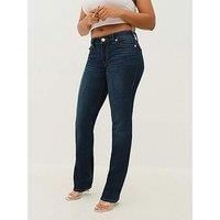 True Religion Women/'s Billie Mr Straight, Indigo Upgrade, 30