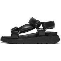 Fitflop Gen-Ff Soft-Leather Back-Strap Sandals - All Black