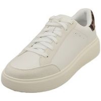 FitFlop Rtg Leopard Backtab Womens Casual Trainers in White Chocolate - 5 UK