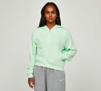Nike Womens Chill Terry Full Zip Hoodie - Green - Size XS