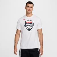 USAB Men's Nike Dri-FIT Basketball T-shirt - White - Cotton/Polyester