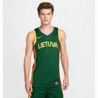 Lithuania Limited Road Men's Nike Basketball Jersey - Green - Polyester