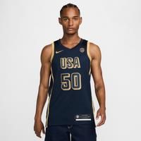 USAB Limited Men's Nike Basketball Replica Jersey - Blue - Polyester