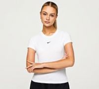 Nike Womens Sportswear Chill Knit Crop Top - White - Size XL