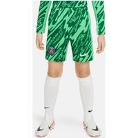 Paris Saint-Germain 2024/25 Stadium Goalkeeper Older Kids' Nike Dri-FIT Football Replica Shorts - Green - Polyester