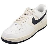 Nike Air Force 1 07 Mens Casual Trainers in White Navy - 5 UK