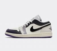 Jordan Womens Air Jordan 1 Low Trainer - White - Size 3