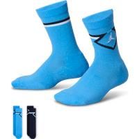 Nike Jordan Older Kids' Diamond High Crew Socks (2 Pairs) - Blue