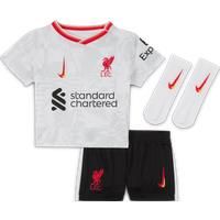 Liverpool F.C. 2024/25 Stadium Third Baby/Toddler Nike Football 3-Piece Kit - White - Polyester