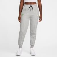 F.C. Barcelona Tech Fleece Women's Nike Football Mid-Rise Joggers - Grey - Cotton/Polyester