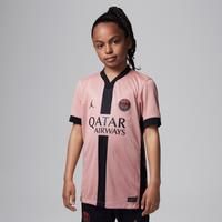 Nike Paris Saint-German 2024/25 Stadium Third Older Kids' Jordan Dri-FIT Football Replica Shirt - Pink - Polyester