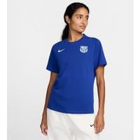 F.C. Barcelona Travel Nike Football Short-Sleeve Top - Blue - Cotton