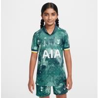 Tottenham Hotspur 2024/25 Stadium Third Older Kids' Nike Dri-FIT Football Replica Shirt - Green - Polyester