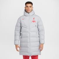 Liverpool F.C. Strike Windrunner PrimaLoft Men's Nike Storm-FIT Football Hooded Parka - Grey - Thin