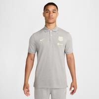 F.C. Barcelona The Nike Polo Men's Nike Dri-FIT Football Polo - Grey - Cotton/Polyester