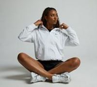 Nike Womens Essential Woven Jacket - White - Size XS
