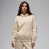 Nike Jordan Brooklyn Fleece Women's Pullover Hoodie - Brown - Cotton/Polyester