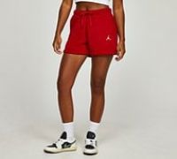 Jordan Womens Brooklyn Fleece 2 Short - Red - Size XS