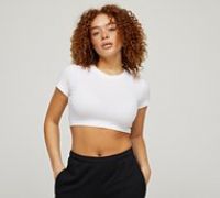 Nike Womens Sportswear Chill Knit Top - White - Size XL