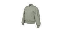 Nike Small Womens Essential Oversized Bomber Jacket Jade Horizon/Sail FN2839-370