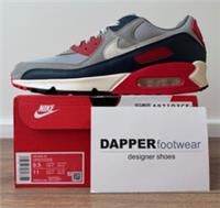 Nike Men/'s Air Max 90 Sneaker, Lt Smoke Grey/Phanto, 8.5 UK