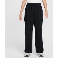 Nike Sportswear Girls' Dri-FIT Oversized Fleece Trousers - Black - Cotton/Polyester
