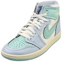 Nike Air Jordan 1 High Womens Fashion Trainers in Blue Light Dew - 6 UK