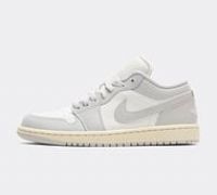 Jordan Womens Air Jordan 1 Low Trainer - Grey - Size 3