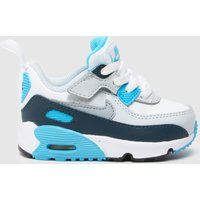 Nike white multi air max 90 Boys Toddler trainers