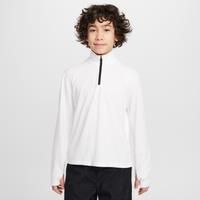 Nike Multi Older Kids' (Boys') Dri-FIT UV Long-Sleeve 1/2-Zip Top - White - Polyester
