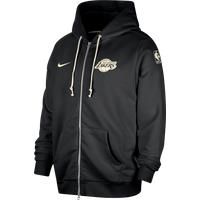 Los Angeles Lakers££ Standard Issue Men's Nike Dri-FIT Full-Zip Hoodie - Black - Polyester/Cotton
