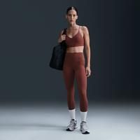 Nike Zenvy Women's Gentle-Support High-Waisted 7/8 Leggings - Brown - Recycled Nylon Minimum