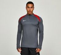 Nike Strike 24 Quarter Zip Top - Grey - Size S