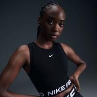 Nike Womens Pro 365 Crop Tank - Black - Size M
