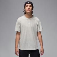 Nike Jordan Sport Men's Dri-FIT Short-Sleeve Top - Grey - Cotton/Polyester