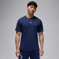 Nike Jordan Sport Men's Dri-FIT Short-Sleeve Top - Blue - Cotton/Polyester