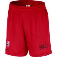 Chicago Bulls Men's Nike NBA Mesh Shorts - Red - Polyester