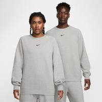 Nike NOCTA Men's Fleece CS Crew - Grey - Cotton/Polyester