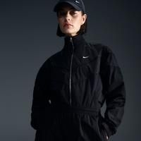 Nike Womens Loose UV Windrunner Woven Full-Zip Jacket - Black - Size XS