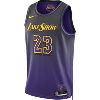 LeBron James Los Angeles Lakers 2024/25 City Edition Men's Nike Dri-FIT NBA Swingman Jersey - Purple - Polyester