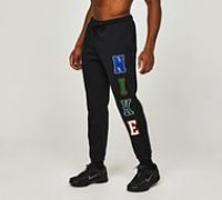 Nike Sportswear Club FZ0881-010 Fleece Trousers with Cuffs for Men, Black, M