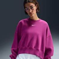 Nike Sportswear Phoenix Fleece Women's Over-Oversized Crew-Neck Sweatshirt - Purple - Cotton/Polyester