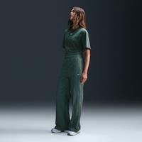 Nike Sportswear Everything Wovens Women's Mid-Rise Open-Hem Trousers - Green - Nylon