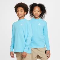 Nike ACG Older Kids' Dri-FIT Long-Sleeve Waffle Top - Blue - Polyester/Cotton