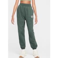Nike Sportswear Club Fleece Girls' Loose Trousers - Green - Cotton/Polyester