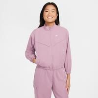 Nike Sportswear Girls' Oversized Lightweight Jacket - Purple - Polyester